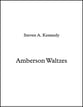 Amberson Waltzes piano sheet music cover